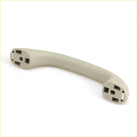 Beige plastic passenger roof grab handle for toyota hilux sr5 mk6 champ 2004-2016 with molded end caps and cutouts