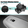 Black plastic passenger side power window switch for toyota c-hr 2018-2021 with 7-pin connector and button