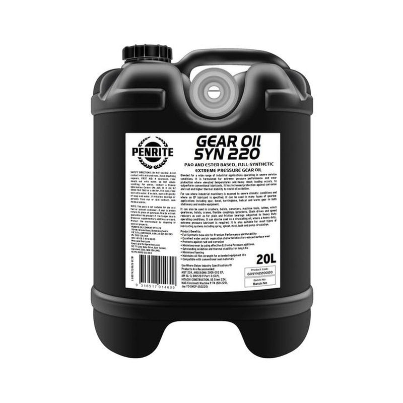 Penrite Gear Oil Synthetic 220 20L