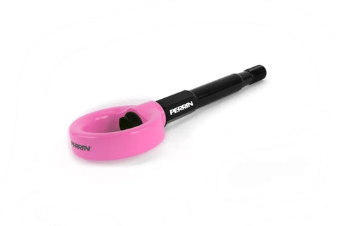 Perrin Perrin 18-21 WRX/STI / 13-20 BRZ / 17-20 Toyota 86 Front Tow Hook Kit - Hyper Pink — fits Subaru BRZ