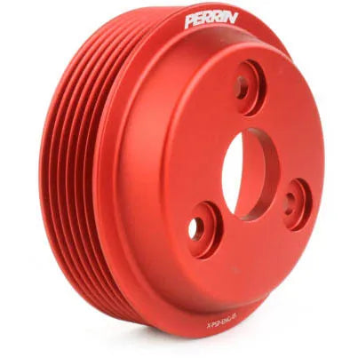 Perrin Perrin 2022 Subaru BRZ/GR86 Water Pump Pulley - Red — fits Toyota Gr86