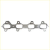 Silver metallic permaseal intake manifold gasket with four oval openings and mounting holes for nissan navara d23 2.3l twin