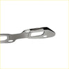 Chrome-finished metal exhaust header manifold with sleek angular design and cutouts for nissan navara d40 gasket use