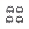 Set of four black rubber permaseal carburetor gaskets for mitsubishi pajero 4m41 exhaust manifold and turbo