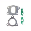 Set of metallic permaseal exhaust manifold and turbo gaskets with green rubber seals for mitsubishi pajero 4m41 3.2l vt12