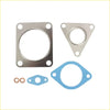Set of metallic and blue permaseal gaskets with copper washers for ford transit 2.4l exhaust manifold and turbo installation