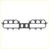 Black rubber permaseal fuel injection plenum gasket with precise cutouts and mounting holes for ford falcon barra engine