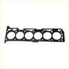 Black permaseal head gasket with five circular openings and reinforced design for ford falcon xr6 4.0l barra engine