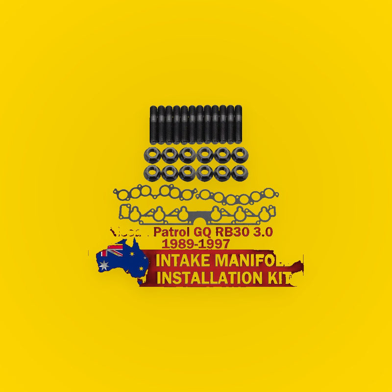 Permaseal Intake Manifold Installation Studs&Gasket for Nissan Patrol GQ 3.0L