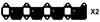 Permaseal Exhaust Manifold Gasket MG0043