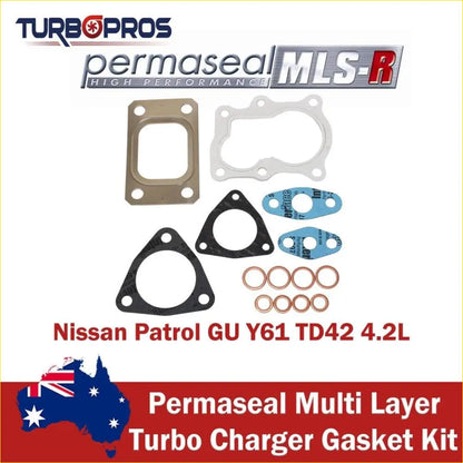 Permaseal MLS-R Turbo Charger Gasket Kit for Nissan Patrol GU Y61 - & Performance