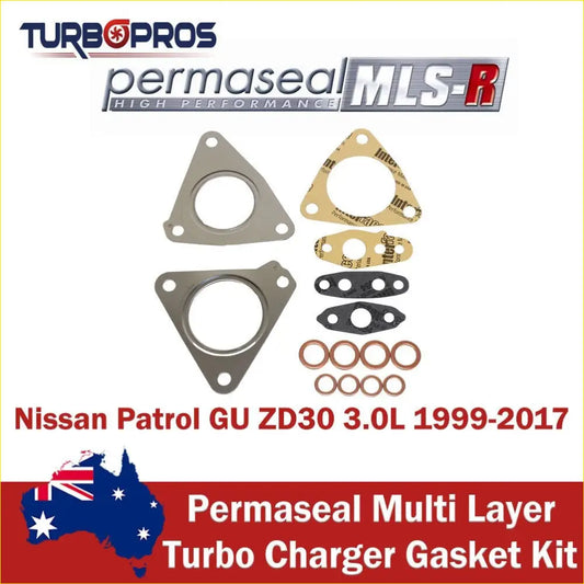 Permaseal MLS-R Turbo Charger Gasket Kit for Nissan Patrol GU ZD30 - & Performance