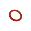 Red rubber o-ring from permaseal rocker cover gasket set for nissan patrol gu zd30 3.0l crd shown up close