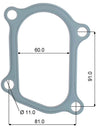 Permaseal Turbo Outlet Gasket TUR080
