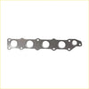Metallic gray engine cylinder head gasket with five circular openings and bolt holes for mitsubishi triton mr 4n15