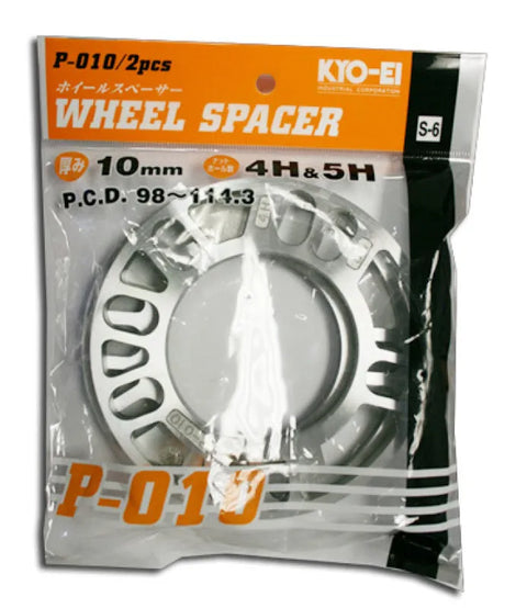 KICS 10MM Universal Spacers - 2 Pack