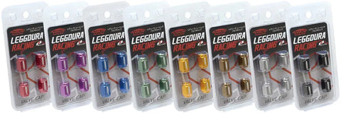KICS Leggdura Racing Valve Cap Set Bronze
