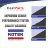 Kotek power steering gear box seal kit with three seal types for dodge ram 50 1984 to 1992 in improved design