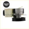 Gray and black power steering pump with translucent reservoir and ribbed pulley belt groove for ford falcon ba bf fg xr6 4.0l 6cyl
