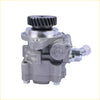 Silver metallic power steering pump with black gear and threaded fittings for land cruiser hdj100 1998–2007