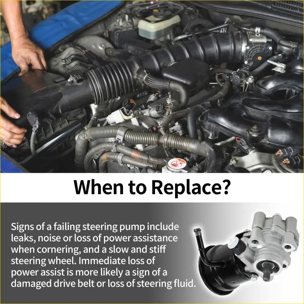 Power Steering Pump for Toyota Tacoma 4Runner (1997-2001)