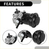 Black and silver power steering pump for Toyota Tacoma 4Runner 1997-2001 with reservoir cap and mounting brackets