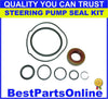 Black rubber power steering pump seal kit with red and gold bearing for 3.7l and 4.7l Jeep Cherokee 2005 2006