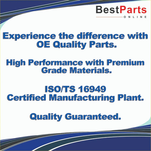 Bestparts ad with blue and white text shows power steering pump seal for toyota land cruiser 1979 to 1987