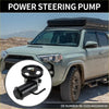 Black power steering pump with pulley and mounting bracket for toyota 4runner 1996-2002 automotive use