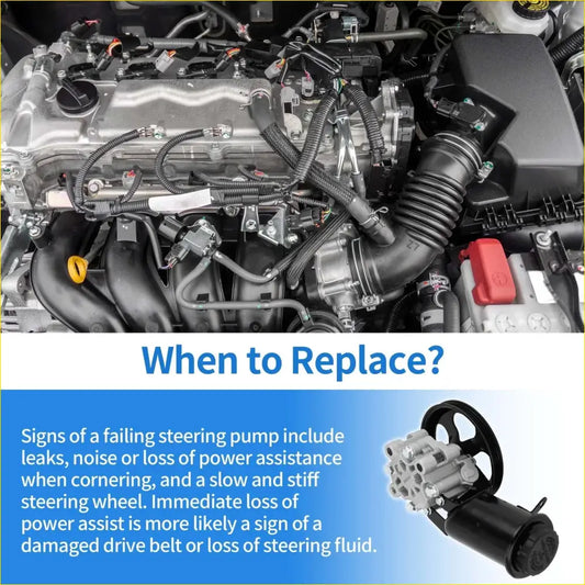 Power Steering Pump with Pulley for Toyota Echo Scion (2000-2005)