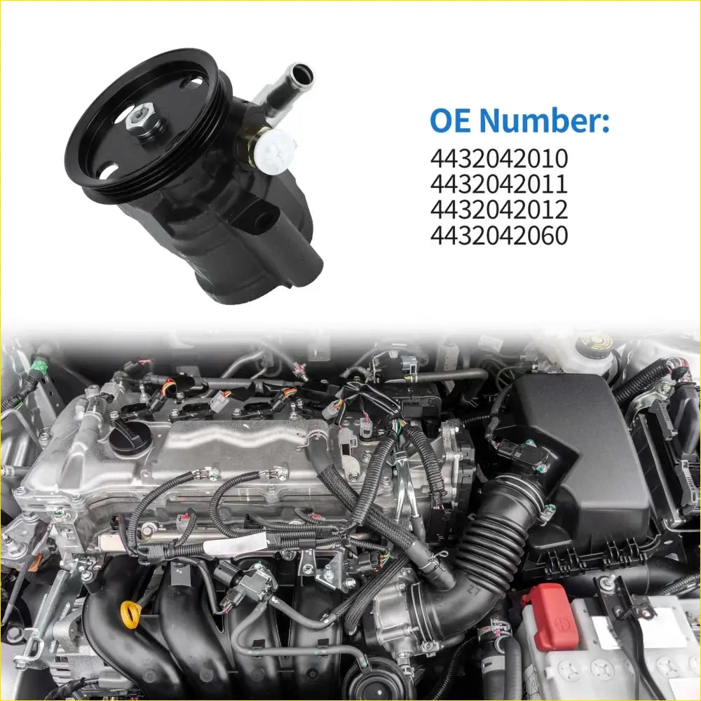 Power Steering Pump with Pulley for Toyota RAV4 (1998-2000)