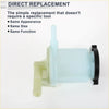 Power steering reservoir for toyota rav4 2001-2005 with light blue translucent plastic fuel filter and black rubber cap