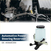 Translucent plastic power steering reservoir with black cap and bracket for toyota sequoia limited platinum