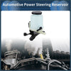 Translucent light blue plastic power steering reservoir with black cap for toyota sequoia limited and platinum