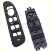 Black plastic power window master control switch with bezel and buttons for mirror adjustments on dodge ram 2002 2009