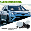 Black and white power window regulator lift motor with circular plastic part for toyota rav4 4runner 2001-2023 back side