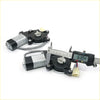 Black and silver electric window motor with digital caliper measuring 63.04 mm for mitsubishi libero wagon 1992-2003