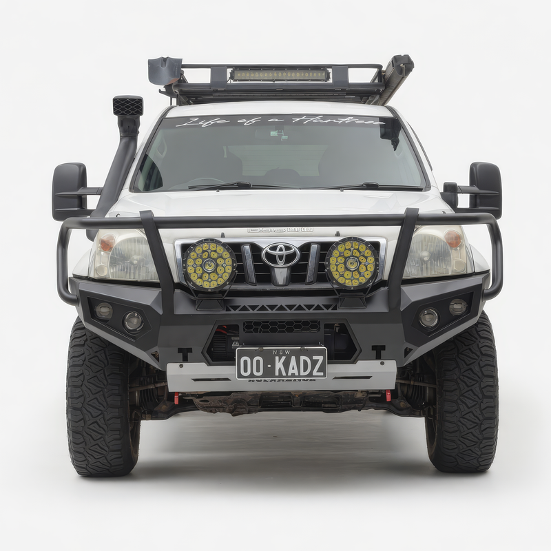 Rockarmor GT Hoop Steel Bullbar Toyota Prado 120 Series