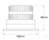 Preco Strobe Amber 12 to 110V 80 FPM Permanent Mount