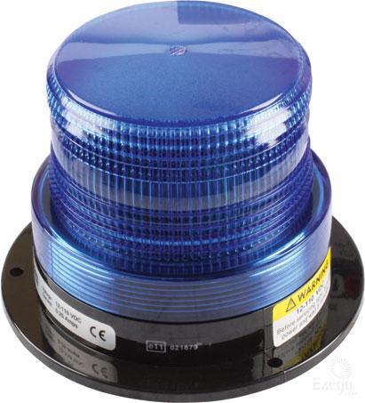 Preco Strobe Blue 12 to 110V 80 FPM Permanent Mount