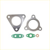 Set of metallic exhaust manifold gaskets with green and brown sealing rings for mitsubishi triton mq 4n15 2.4l turbo kit