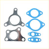 Set of premium turbo charger gaskets with metallic and blue rubber parts for nissan pathfinder r51 yd25 2.5l engine sealing