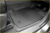 Black rubber premium volkswagen amarok deep dish all-weather floor liner with ribbed texture and reinforced edges