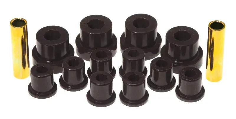 Prothane Front Spring & Shackle Bushings - Black (CJ5/CJ7 76-86)