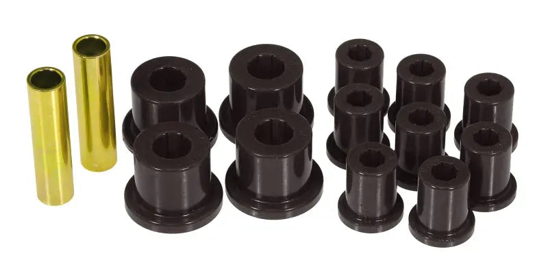 Prothane Rear Spring & Shackle Bushings - Black