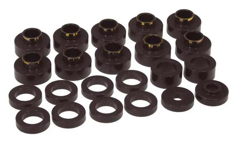 Prothane Body Mount 22 Bushing Kit - Black (CJ5 - CJ8 80-83) — fits Jeep Cj Series Cj7 Cj8 Scrambler Overlander