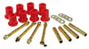 Prothane Rear Shackle Bushings - Red (CJ5 - CJ8 76-83) — fits Jeep Cj Series Cj7 Cj8 Scrambler Overlander