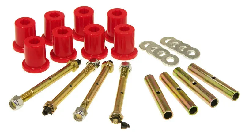 Prothane Rear Shackle Bushings - Red (CJ5 - CJ8 76-83) — fits Jeep Cj Series Cj7 Cj8 Scrambler Overlander