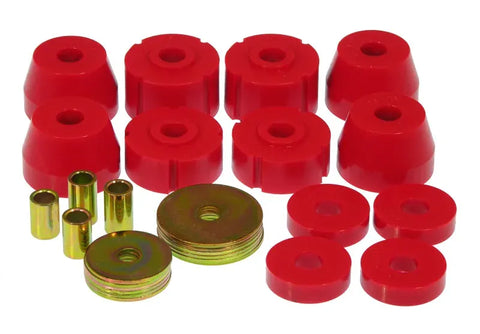 Prothane Body Mounts - Red (Dodge Truck 72-85)