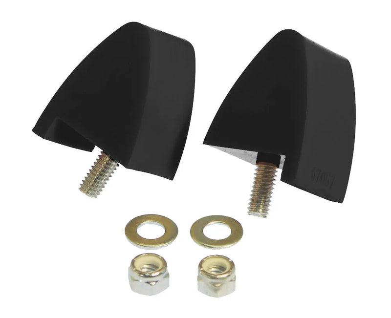 Prothane Front Bump Stops - Black (Mustang 65-73) — fits Ford Mustang
